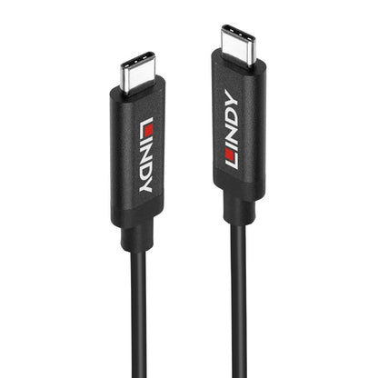 Lindy 43348 3m USB-C (M) 3.2 PD 3A 10Gbps Active Cable - Black