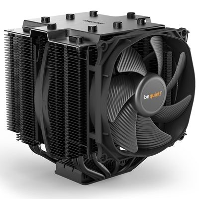 be quiet! Dark Rock Pro TR4 Fan CPU Cooler, AMD Socket, 2 x Silent Wings PWM Black Cooling Fan, 1500RPM, 7 Heat Pipes, 250W TDP, Funnel-Shaped Front Fan Frame for High Air Pressure, For AMD sTRX4 & TR4 Motherboards Only