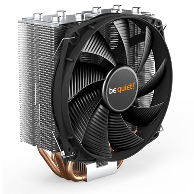 be quiet! Shadow Rock Slim 2 Fan CPU Cooler, Universal Socket, Silence-Optimized 135mm PWM Black Cooling Fan, 1400RPM, 4 Heat Pipes, 160W TDP, Optimized Mounting Kit for Easier Installation, Intel LGA 1700 & AMD AM5 Compatible