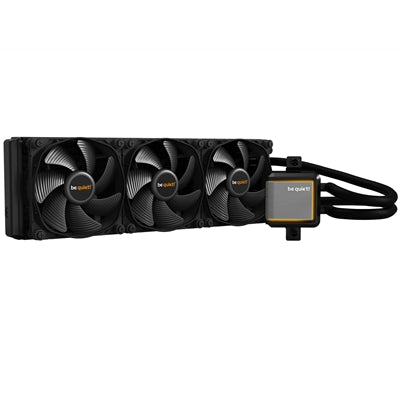 be quiet! Silent Loop 2 AiO Liquid CPU Cooler, Universal Socket, 360mm Radiator, 3 x Silent Wings 3 120mm PWM High Speed 2200RPM Black Cooling Fan, Addressable RGB LED Pump Head with Powerful 3 Chamber Design to Significantly Reduce Turbulences & Noise
