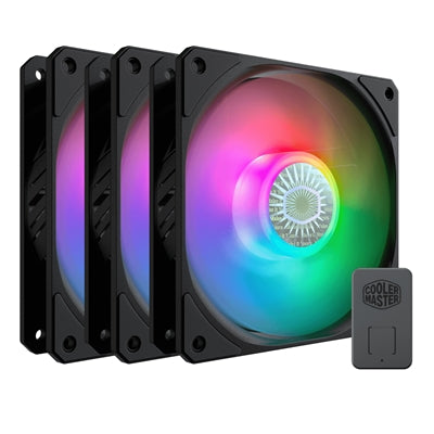 Cooler Master SickleFlow 120 ARGB Addressable RGB 3 Fan Pack with ARGB Controller