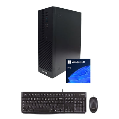 LOGIX 12th Gen Intel Core i5 6 Core Small Form Factor SFF Business / Education PC with 16GB RAM, 500GB SSD, Windows 11 Pro, Keyboard, Mouse & 3 Year Warranty